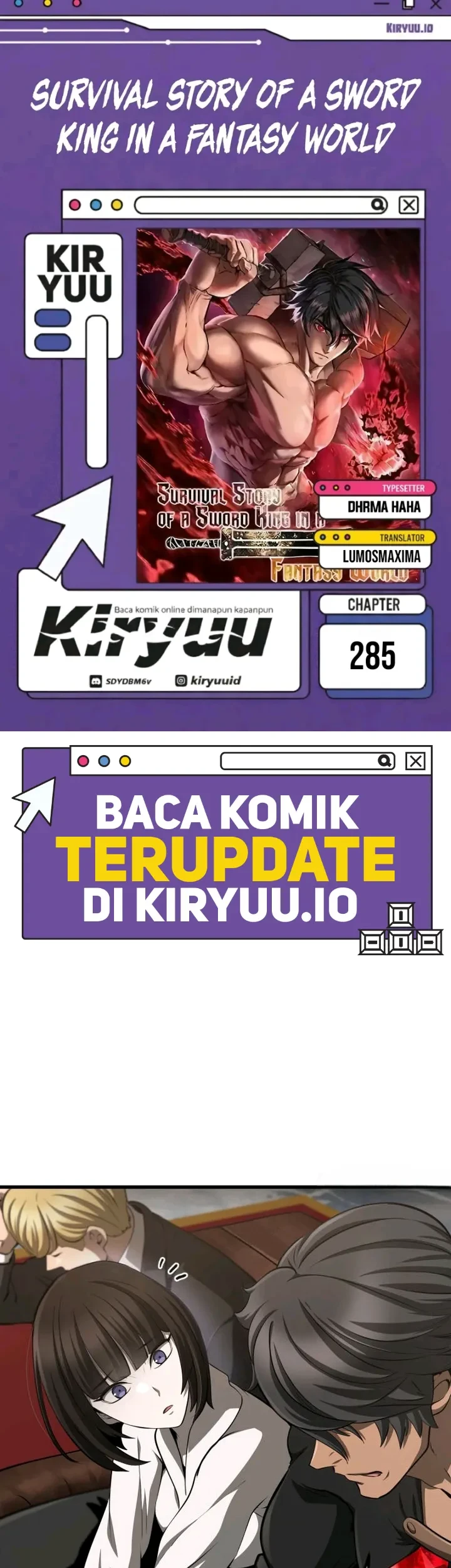 Komik Sword King Chapter 285 gambar 1