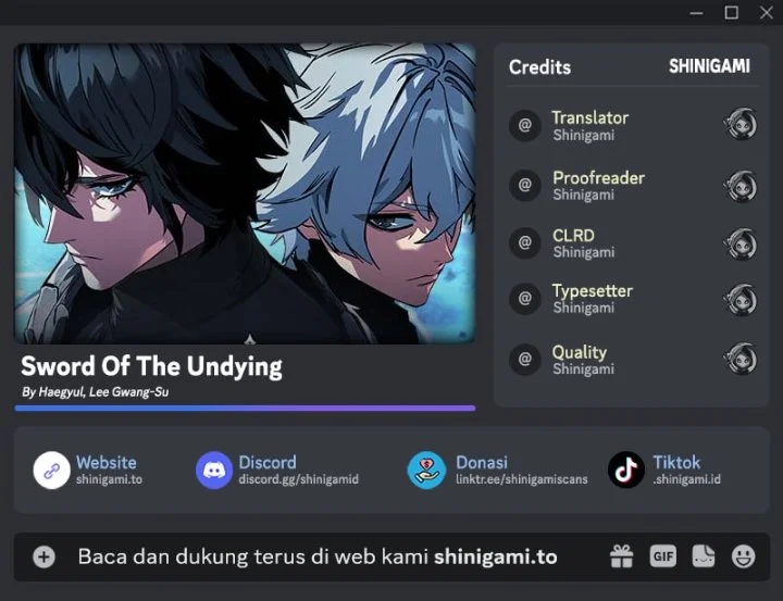 Komik Sword of The Undying Chapter 1 gambar 1