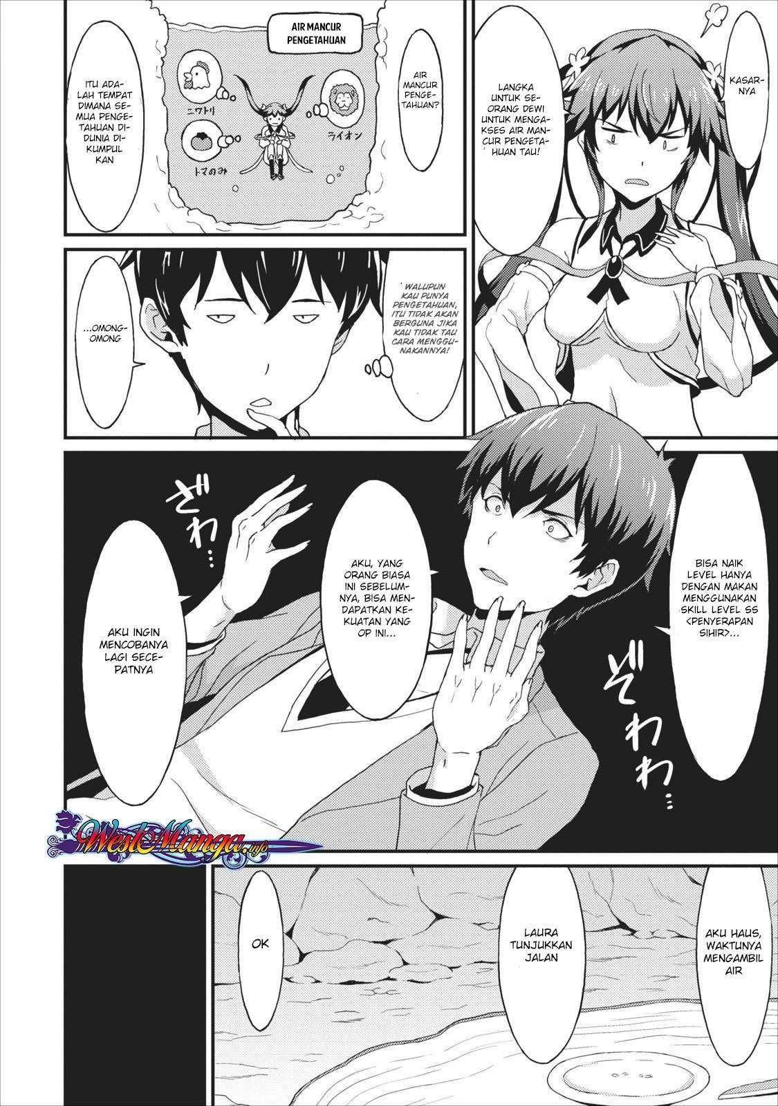 Taberu dake de Level-Up! Damegami to Issho ni Isekai Musou Chapter 1 Gambar 28
