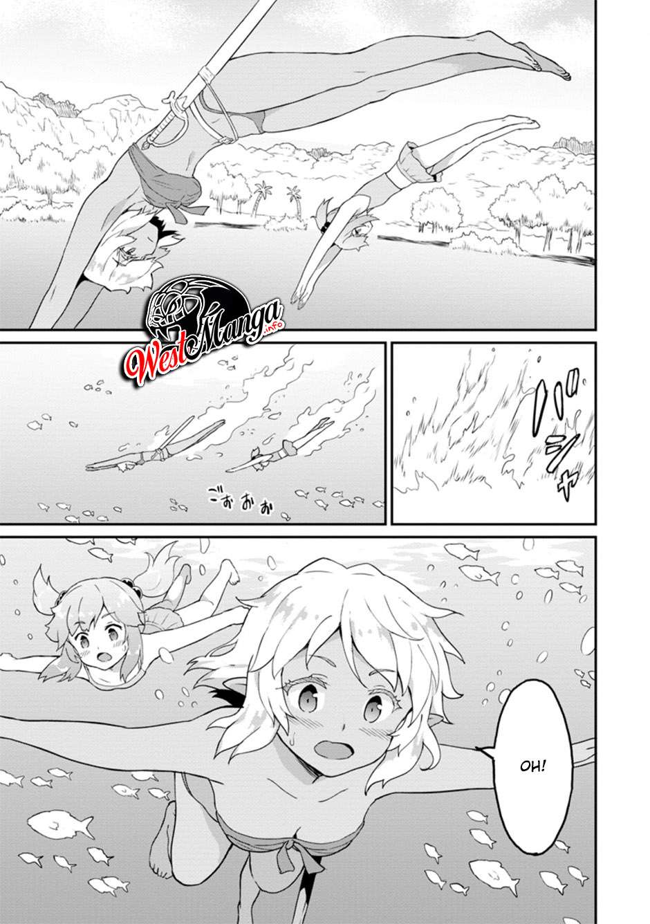 Taberu dake de Level-Up! Damegami to Issho ni Isekai Musou Chapter 21.1 Gambar 11