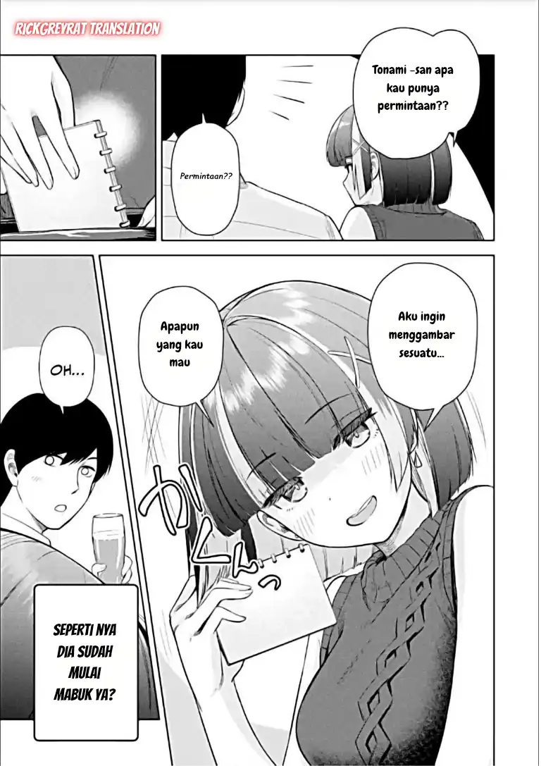 Tachi Nomi Izakaya De Kei Joshidaisei Ga Tonari Ni Kuru Hanashi Chapter 9 Gambar 4