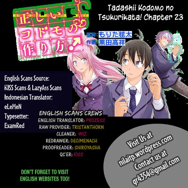 Manga Tadashii Kodomo no Tsukurikata! Chapter 23 gambar 2