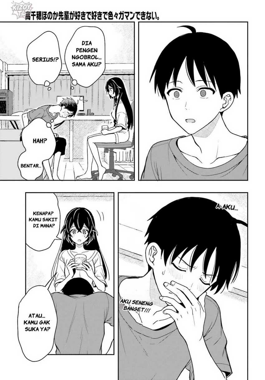 Takachiho Honoka-senpai ga SUKIde SUKIde Iroiro Gamandekinai. Chapter 5 Gambar 11