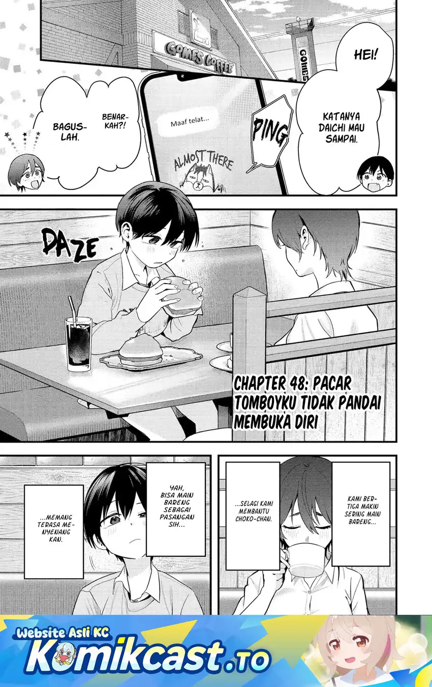Manga Takou no Boyish Kanojo (My Boyish Girlfriend is Too Cute) Chapter 48 gambar 2