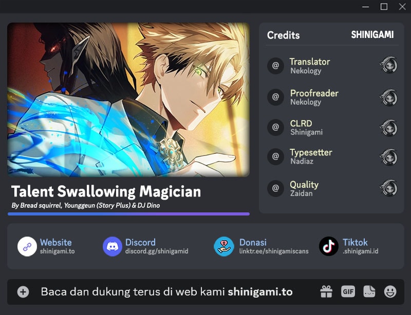 Baca Komik Talent-Swallowing Magician Chapter 100 Gambar 1