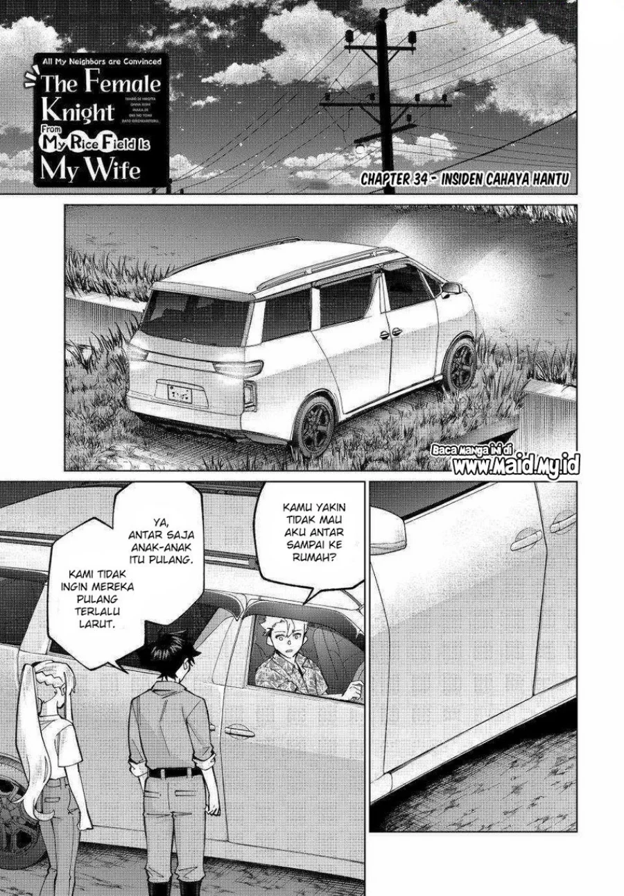 Tanbo de Hirotta Onna Kishi, Inaka de Ore no Yome da to Omowareteiru Chapter 34 Gambar 3