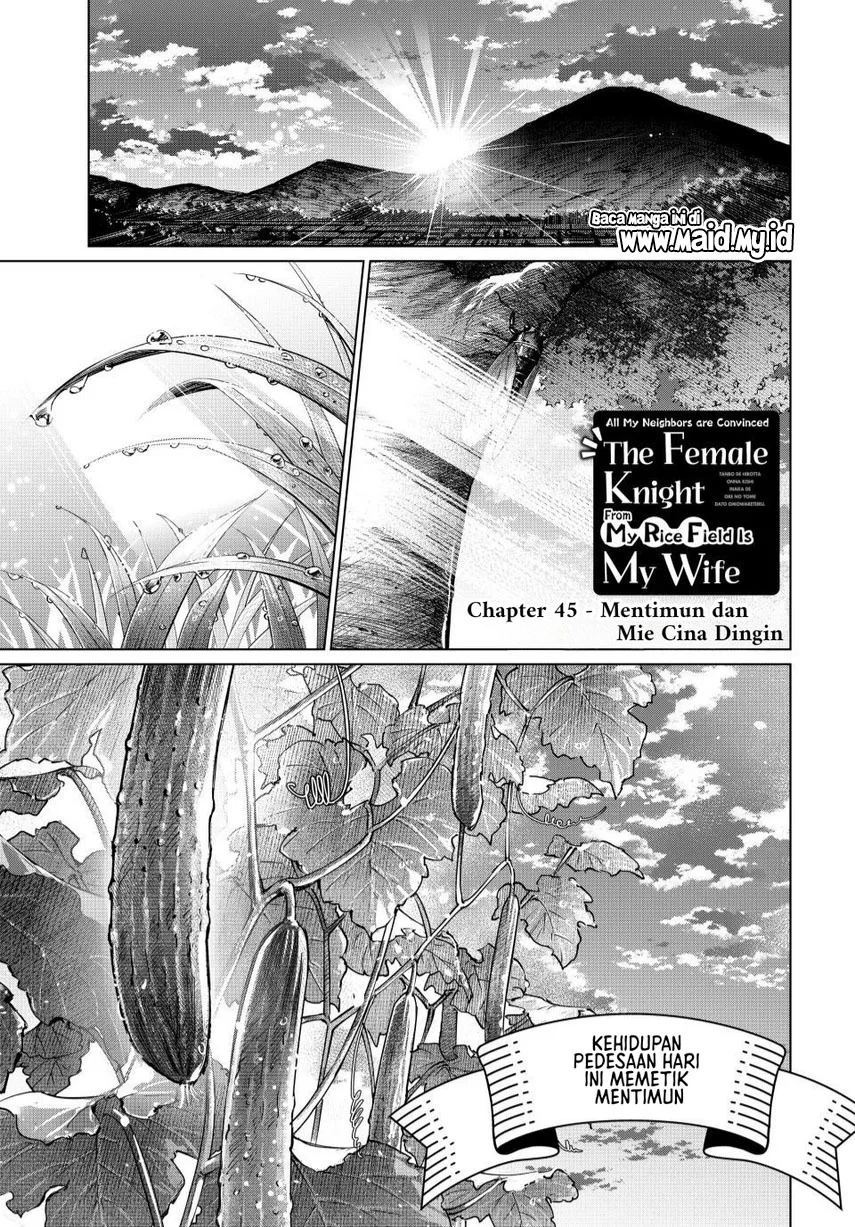Tanbo de Hirotta Onna Kishi, Inaka de Ore no Yome da to Omowareteiru Chapter 45 Gambar 3