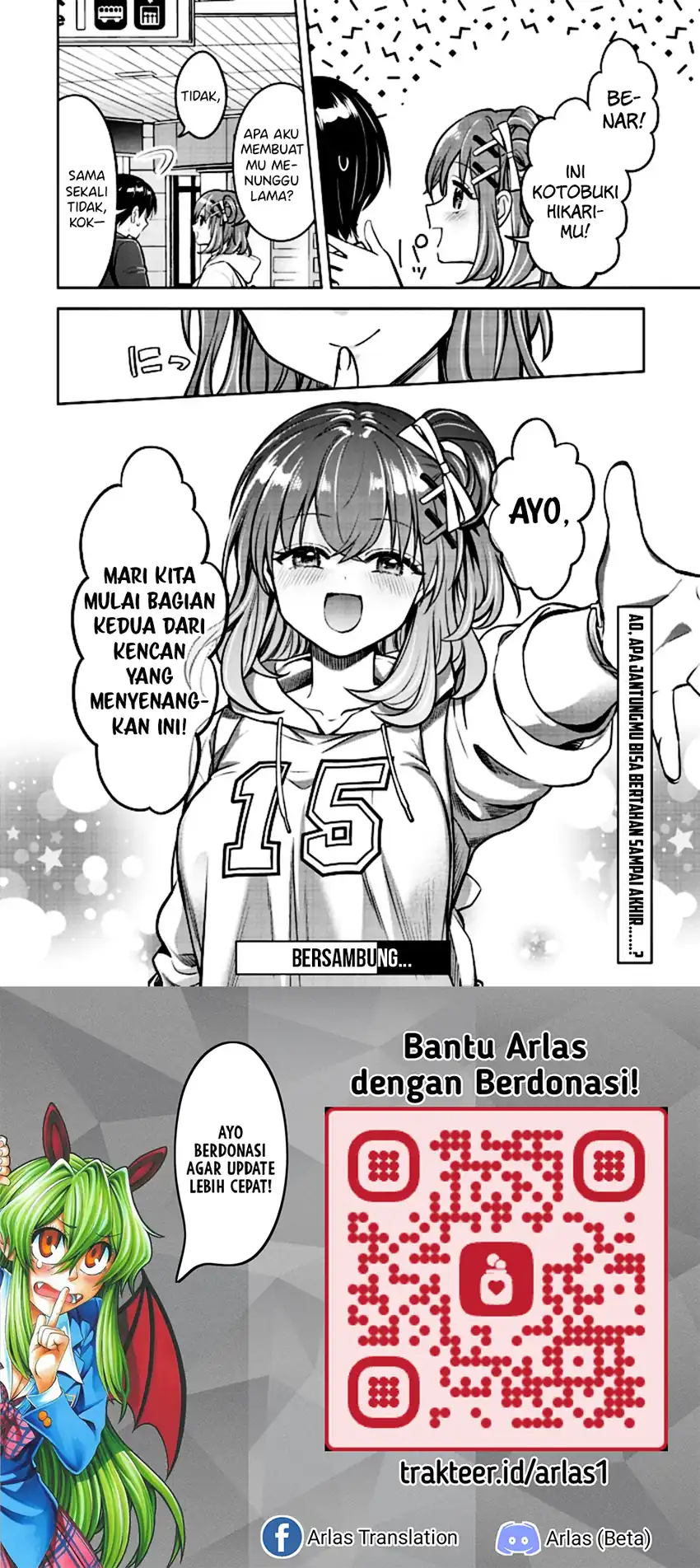 Taoreta Fujin wo Sukutta Gohoubi wa, Musume no Bijin Futago to no Otsukiai Deshita. Chapter 3.2 Gambar 13