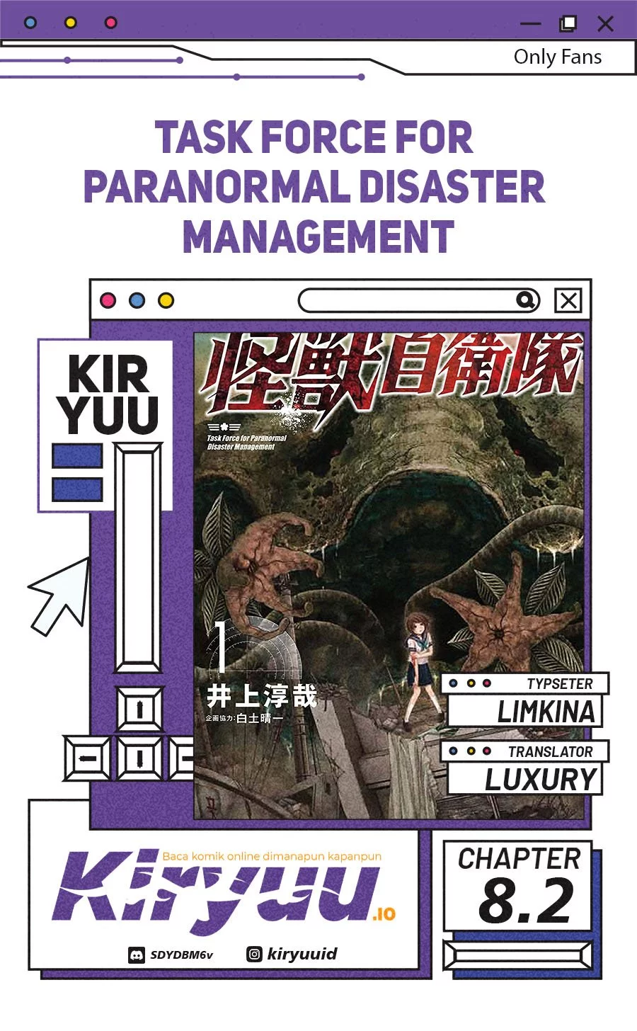 Baca Komik Task Force for Paranormal Disaster Management Chapter 8.2 Gambar 1