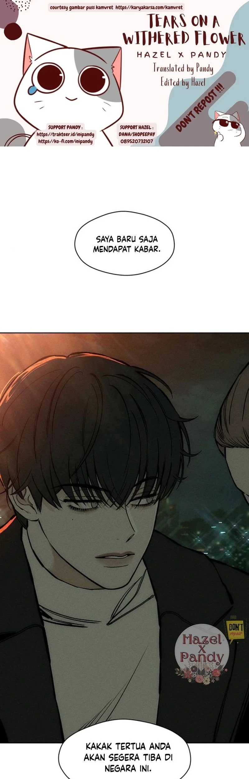 Komik Tears on a Withered Flower Chapter 21 gambar 1