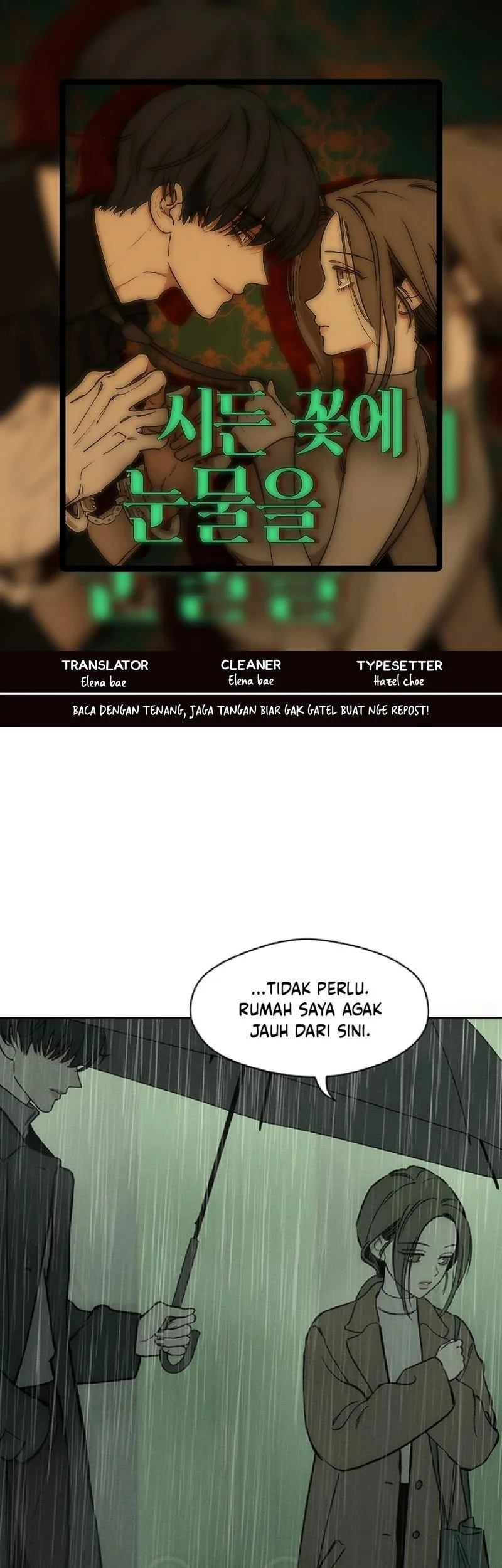 Komik Tears on a Withered Flower Chapter 5 gambar 1