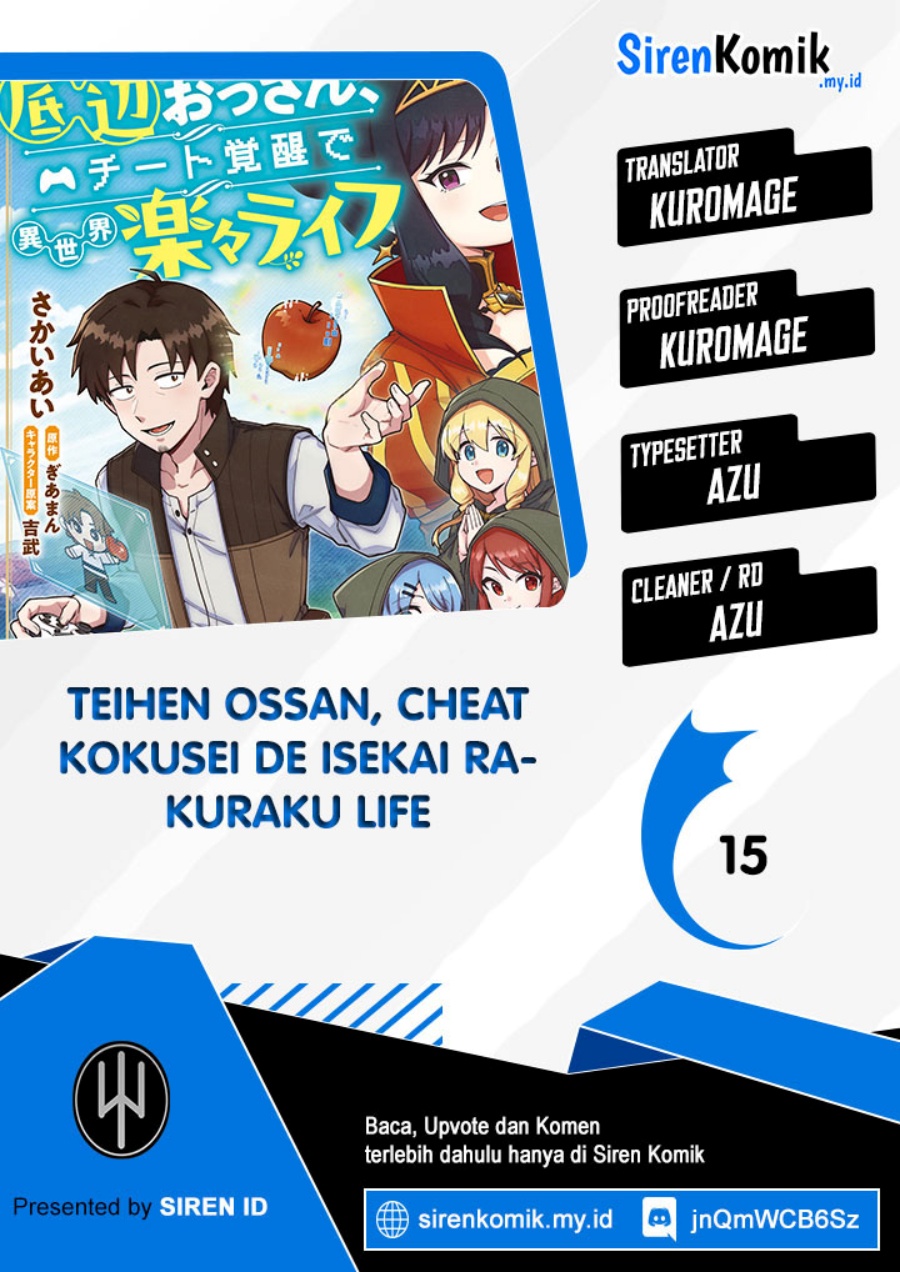 Baca Komik Teihen Ossan, Cheat Kokusei de Isekai Rakuraku Life Chapter 15 Gambar 1