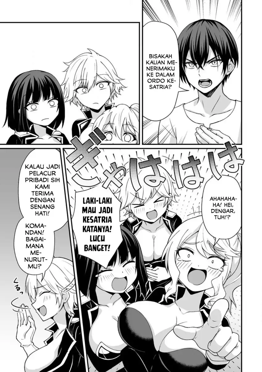 Teisou Gyakuten Sekai De Yuiitsu No Otoko Kishi No Ore, Onna Kishi Gakuen Ni Nyuugaku Shitara Nazeka Eiyou Atsukai Sareta ~Zetsurin Skill De Harem Musou~ Chapter 1 Gambar 10