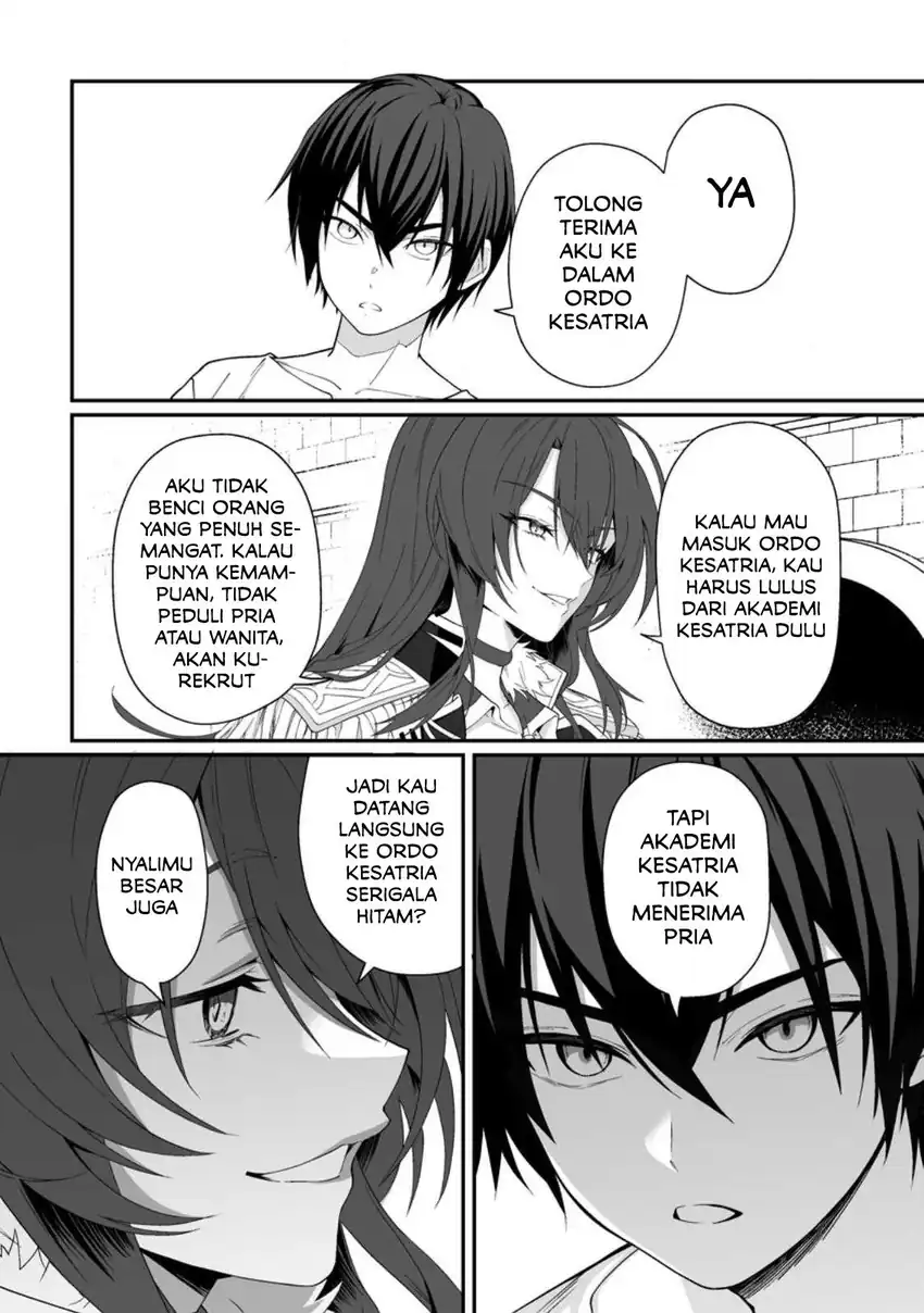 Teisou Gyakuten Sekai De Yuiitsu No Otoko Kishi No Ore, Onna Kishi Gakuen Ni Nyuugaku Shitara Nazeka Eiyou Atsukai Sareta ~Zetsurin Skill De Harem Musou~ Chapter 1 Gambar 13