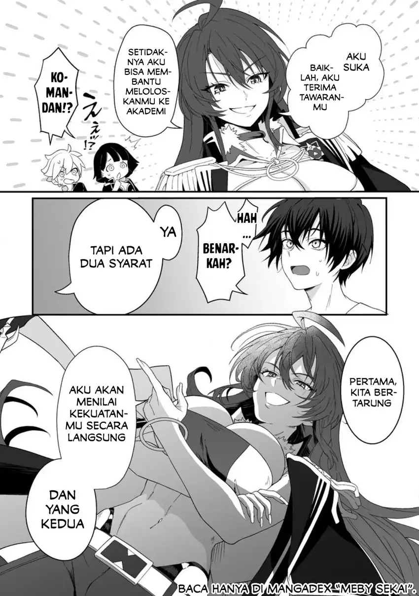 Teisou Gyakuten Sekai De Yuiitsu No Otoko Kishi No Ore, Onna Kishi Gakuen Ni Nyuugaku Shitara Nazeka Eiyou Atsukai Sareta ~Zetsurin Skill De Harem Musou~ Chapter 1 Gambar 14
