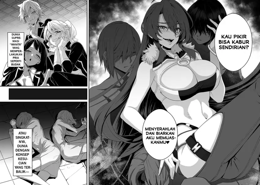 Teisou Gyakuten Sekai De Yuiitsu No Otoko Kishi No Ore, Onna Kishi Gakuen Ni Nyuugaku Shitara Nazeka Eiyou Atsukai Sareta ~Zetsurin Skill De Harem Musou~ Chapter 1 Gambar 3