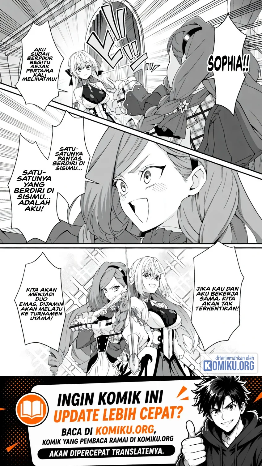 Teisou Gyakuten Sekai De Yuiitsu No Otoko Kishi No Ore, Onna Kishi Gakuen Ni Nyuugaku Shitara Nazeka Eiyou Atsukai Sareta ~Zetsurin Skill De Harem Musou~ Chapter 11.1 Gambar 9