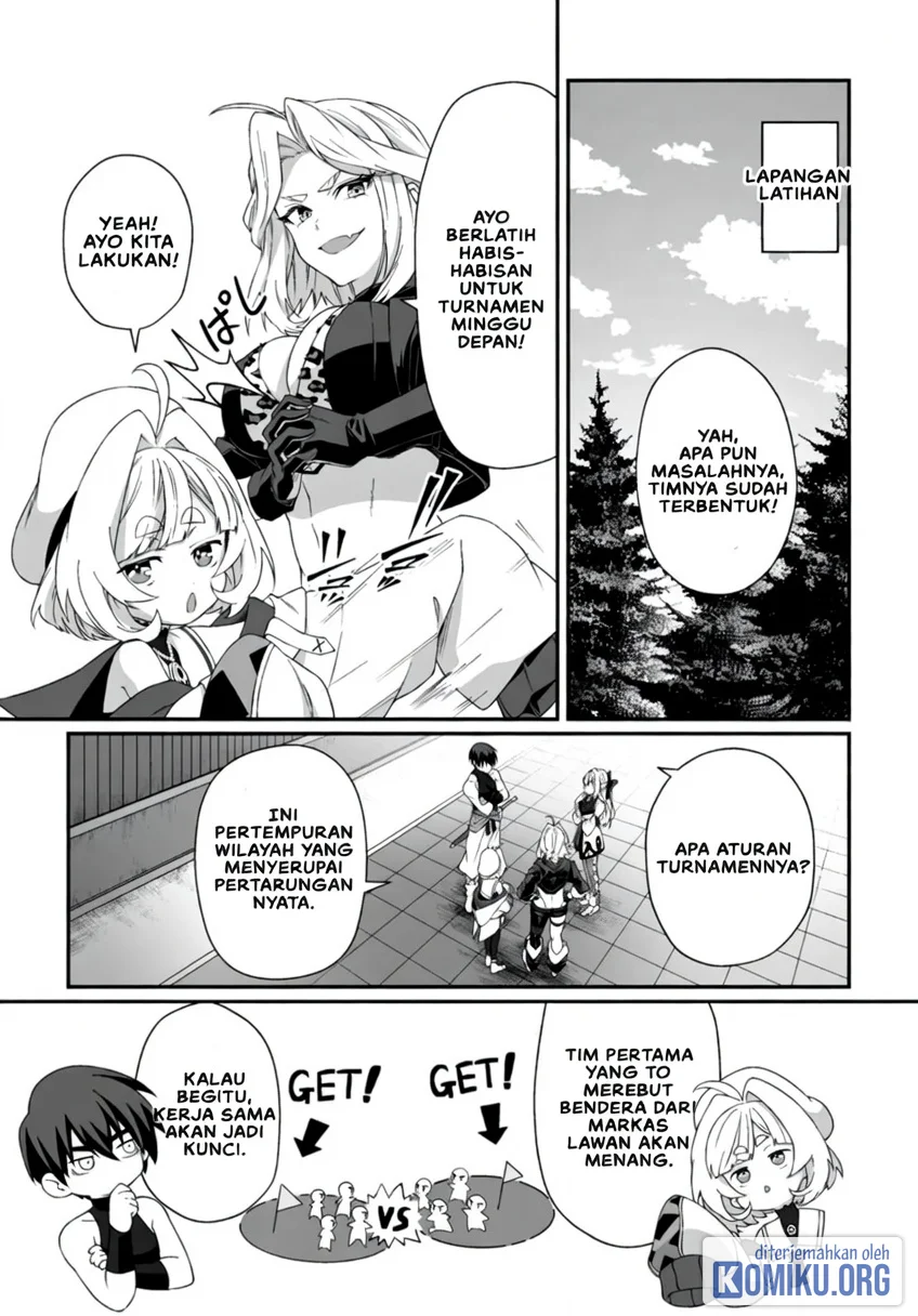 Teisou Gyakuten Sekai De Yuiitsu No Otoko Kishi No Ore, Onna Kishi Gakuen Ni Nyuugaku Shitara Nazeka Eiyou Atsukai Sareta ~Zetsurin Skill De Harem Musou~ Chapter 11.2 Gambar 8