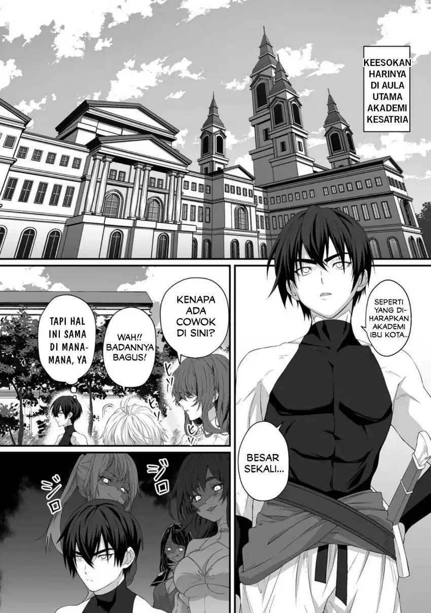Teisou Gyakuten Sekai De Yuiitsu No Otoko Kishi No Ore, Onna Kishi Gakuen Ni Nyuugaku Shitara Nazeka Eiyou Atsukai Sareta ~Zetsurin Skill De Harem Musou~ Chapter 2 Gambar 17