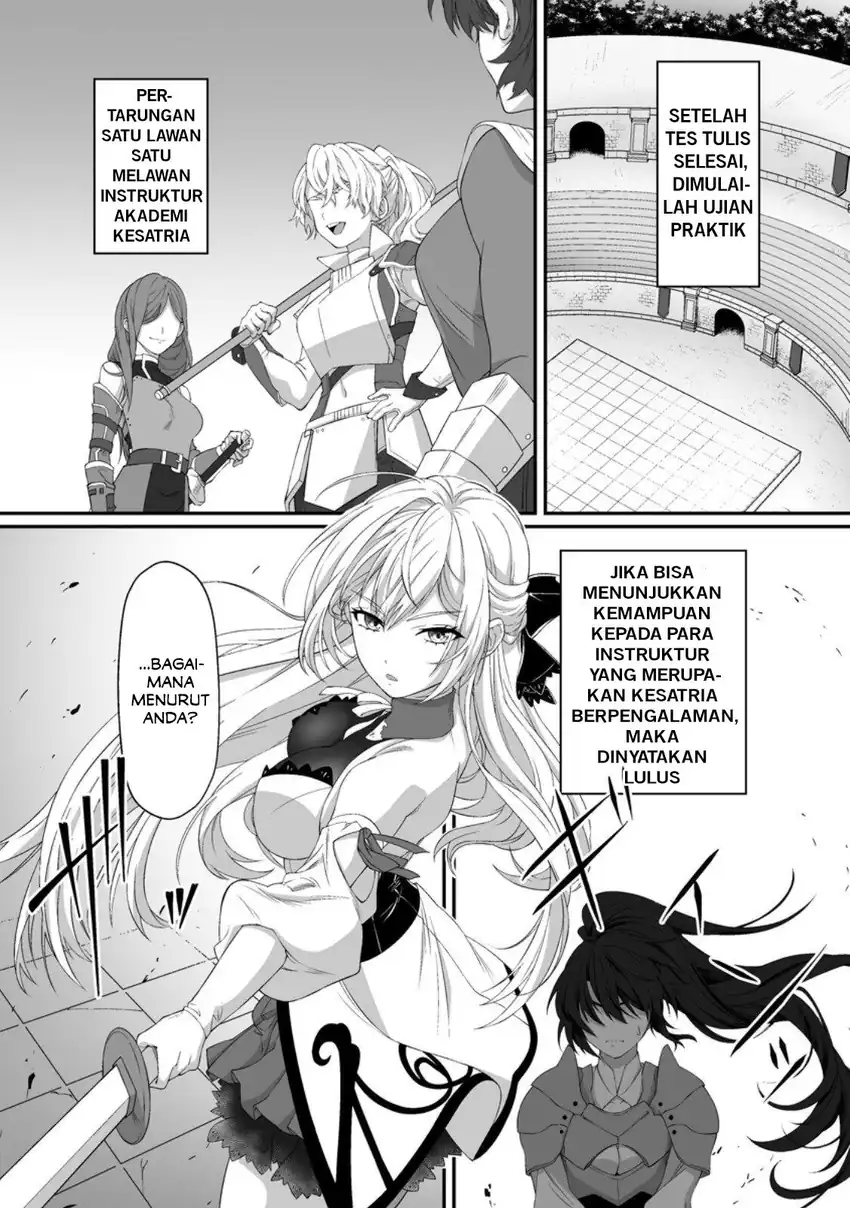 Teisou Gyakuten Sekai De Yuiitsu No Otoko Kishi No Ore, Onna Kishi Gakuen Ni Nyuugaku Shitara Nazeka Eiyou Atsukai Sareta ~Zetsurin Skill De Harem Musou~ Chapter 2 Gambar 23
