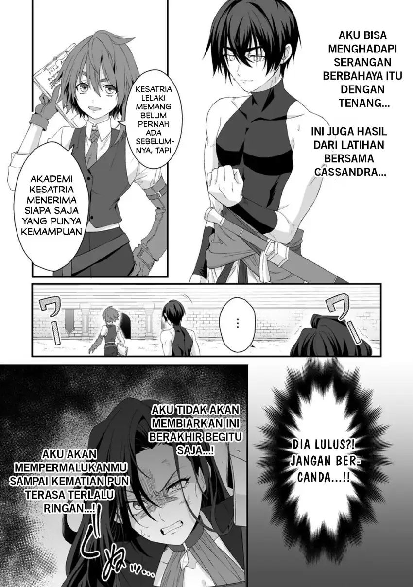Teisou Gyakuten Sekai De Yuiitsu No Otoko Kishi No Ore, Onna Kishi Gakuen Ni Nyuugaku Shitara Nazeka Eiyou Atsukai Sareta ~Zetsurin Skill De Harem Musou~ Chapter 3 Gambar 12