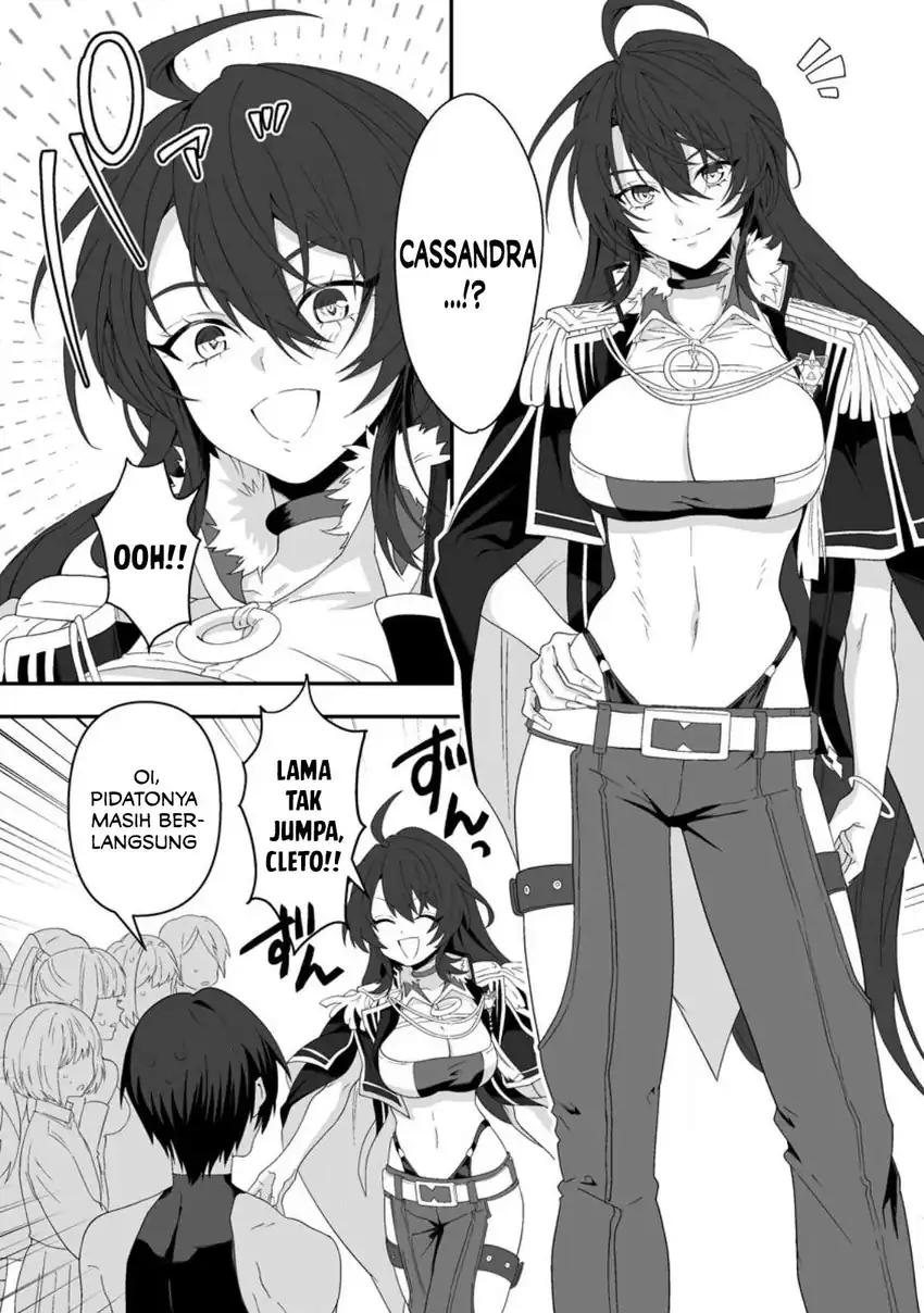 Teisou Gyakuten Sekai De Yuiitsu No Otoko Kishi No Ore, Onna Kishi Gakuen Ni Nyuugaku Shitara Nazeka Eiyou Atsukai Sareta ~Zetsurin Skill De Harem Musou~ Chapter 4.1 Gambar 8