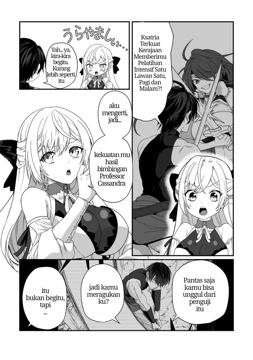 Manga Teisou Gyakuten Sekai De Yuiitsu No Otoko Kishi No Ore, Onna Kishi Gakuen Ni Nyuugaku Shitara Nazeka Eiyou Atsukai Sareta ~Zetsurin Skill De Harem Musou~ Chapter 4.5 gambar 2