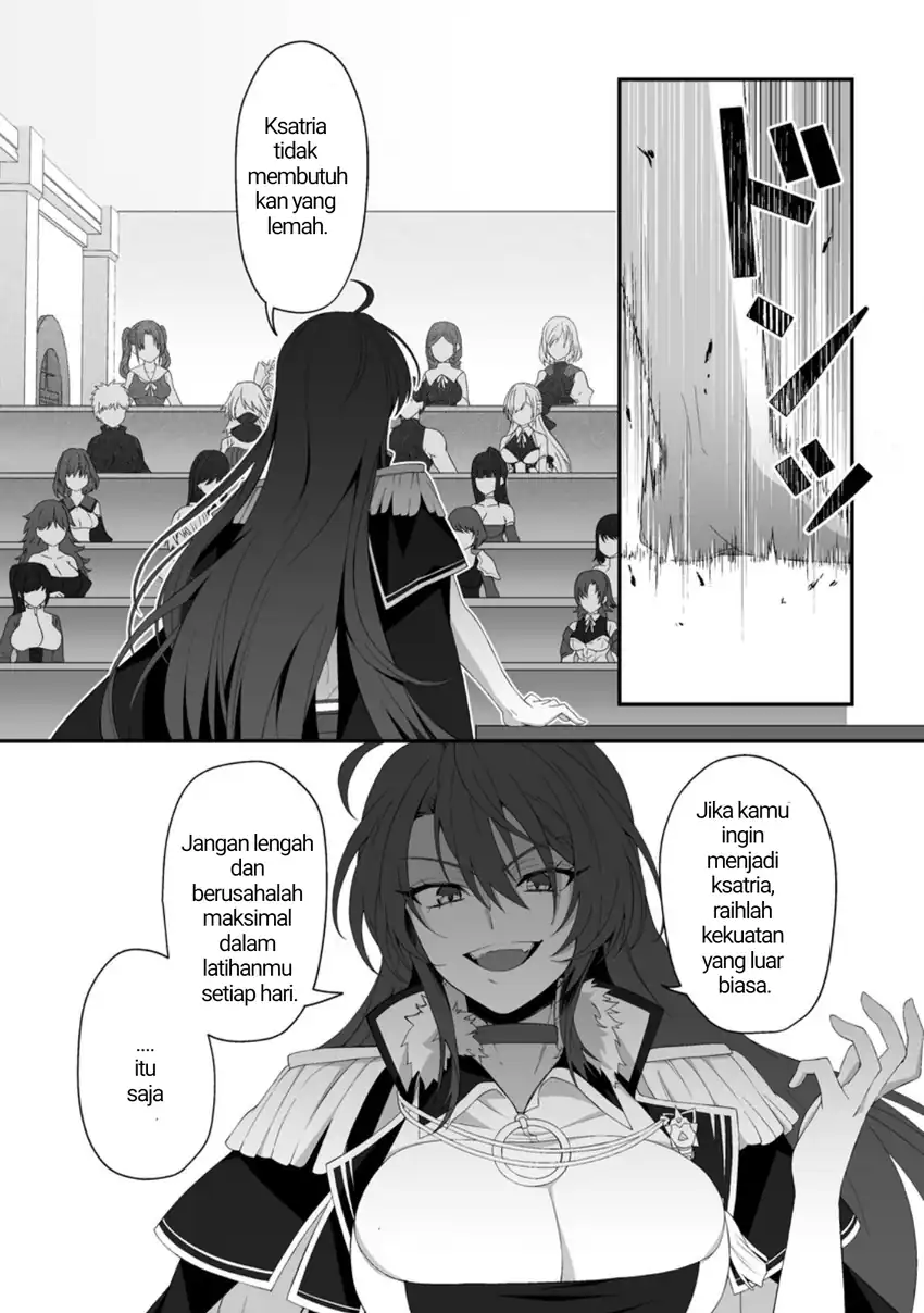 Teisou Gyakuten Sekai De Yuiitsu No Otoko Kishi No Ore, Onna Kishi Gakuen Ni Nyuugaku Shitara Nazeka Eiyou Atsukai Sareta ~Zetsurin Skill De Harem Musou~ Chapter 4.5 Gambar 6