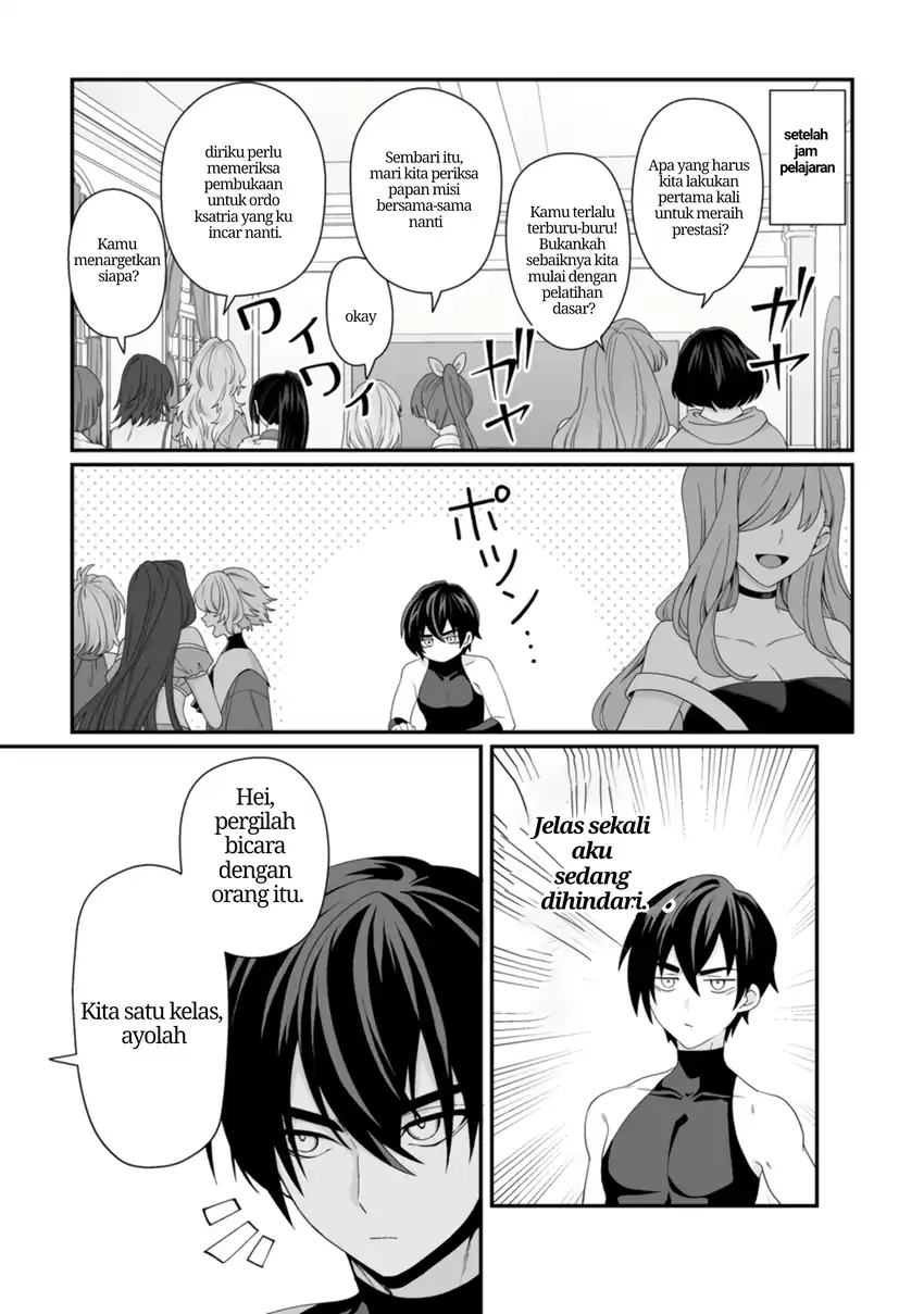 Teisou Gyakuten Sekai De Yuiitsu No Otoko Kishi No Ore, Onna Kishi Gakuen Ni Nyuugaku Shitara Nazeka Eiyou Atsukai Sareta ~Zetsurin Skill De Harem Musou~ Chapter 4.5 Gambar 7