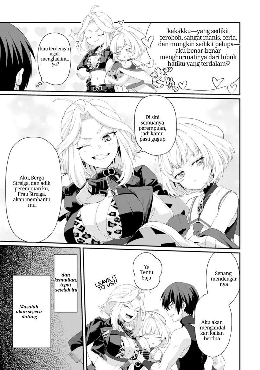 Teisou Gyakuten Sekai De Yuiitsu No Otoko Kishi No Ore, Onna Kishi Gakuen Ni Nyuugaku Shitara Nazeka Eiyou Atsukai Sareta ~Zetsurin Skill De Harem Musou~ Chapter 5.1 Gambar 3