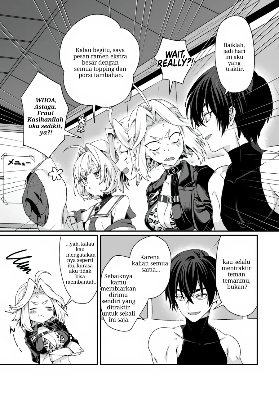 Teisou Gyakuten Sekai De Yuiitsu No Otoko Kishi No Ore, Onna Kishi Gakuen Ni Nyuugaku Shitara Nazeka Eiyou Atsukai Sareta ~Zetsurin Skill De Harem Musou~ Chapter 6.1 Gambar 9