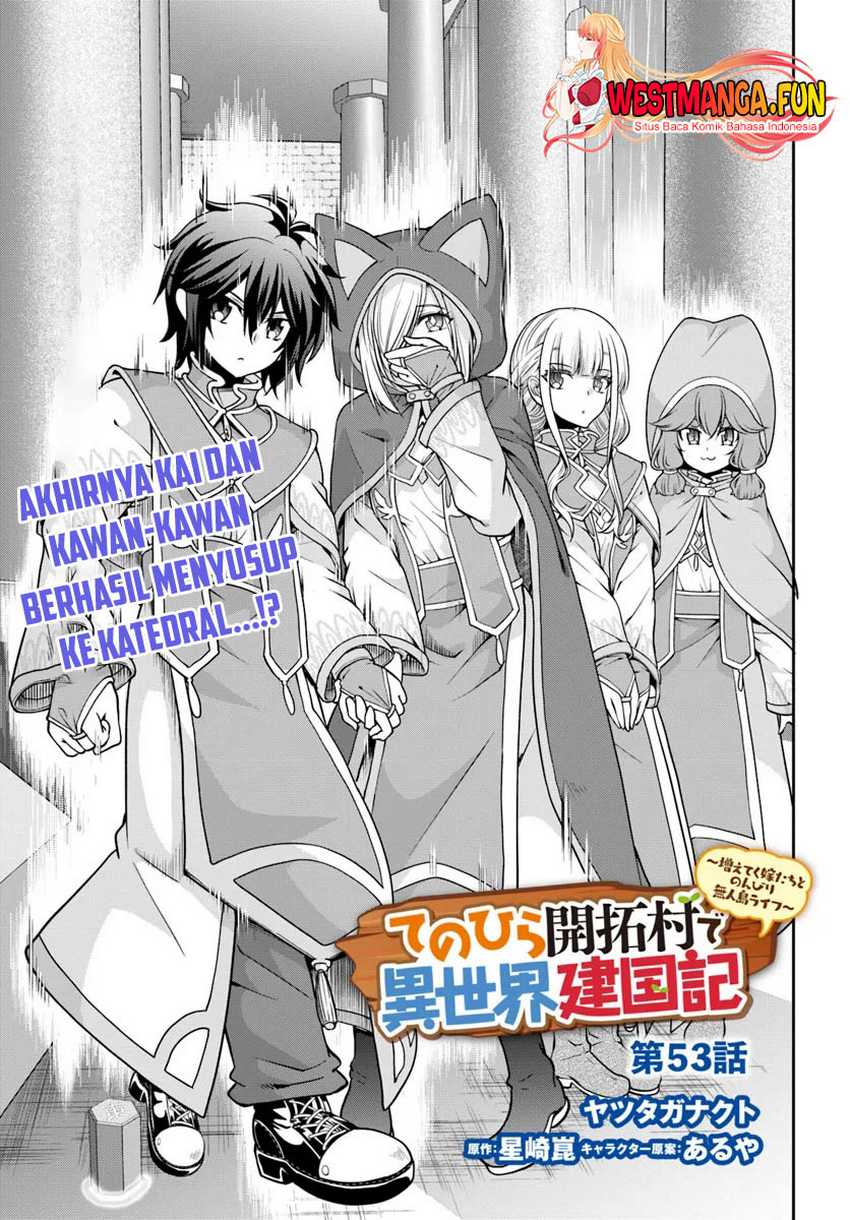Baca Manga Tenohira Kaitakumura de Isekai Kenkouki ~Fueteku Yome-tachi to Nonbiri Mujintou Raifu~ Chapter 53 Gambar 2