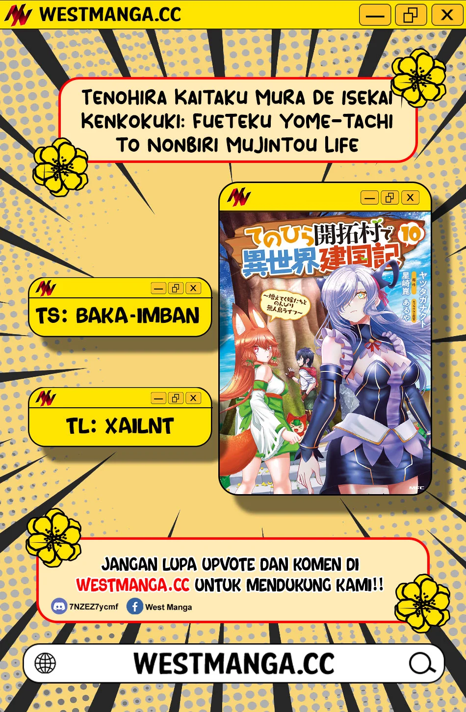 Tenohira Kaitakumura de Isekai Kenkouki ~Fueteku Yome-tachi to Nonbiri Mujintou Raifu~ Chapter 64 Gambar 3