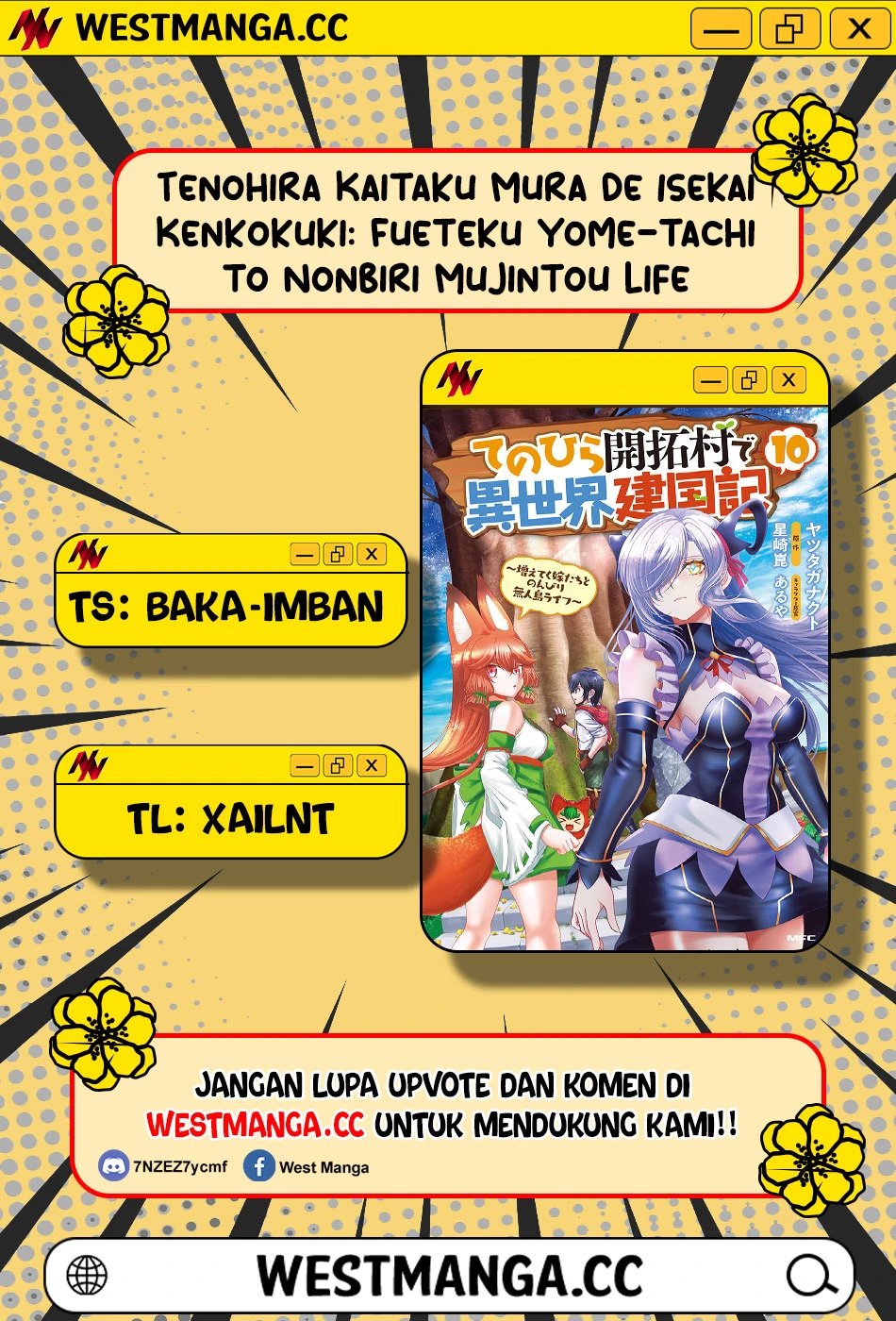 Tenohira Kaitakumura de Isekai Kenkouki ~Fueteku Yome-tachi to Nonbiri Mujintou Raifu~ Chapter 65 Gambar 3