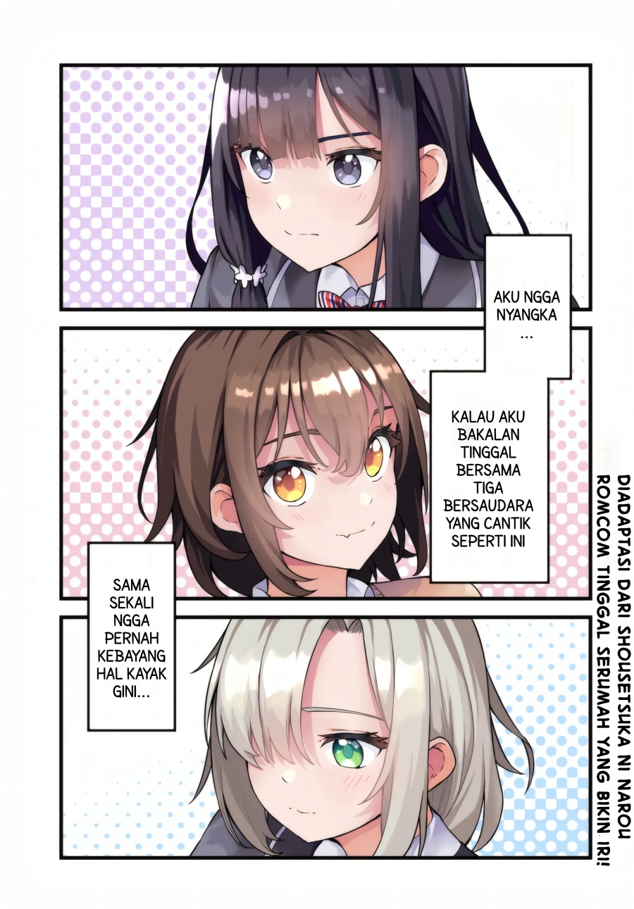 Baca Manga Tensai Bishoujo Sanshimai wa Isourou ni Dake Choro Kawaii Chapter 1 Gambar 2