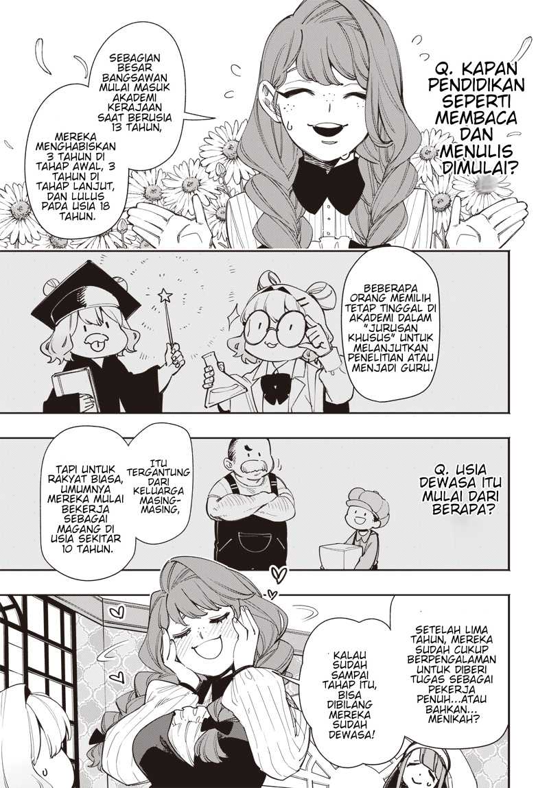 Tensei Arasaa Joshi no Kotoyo Kaikatsu – Seiryaku Kekkon wa Iya na no de, Zatsugaku Chishiki de Tanoshii Kaikaku Life wo Kekkou Shichaimasu! Chapter 2.1 Gambar 3