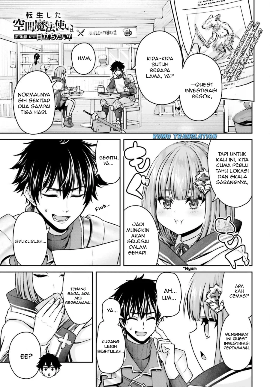 Tensei Shita Kuukan Mahoutsukai wa Shoutai Kakushite Medachitai! Chapter 3 halaman 2