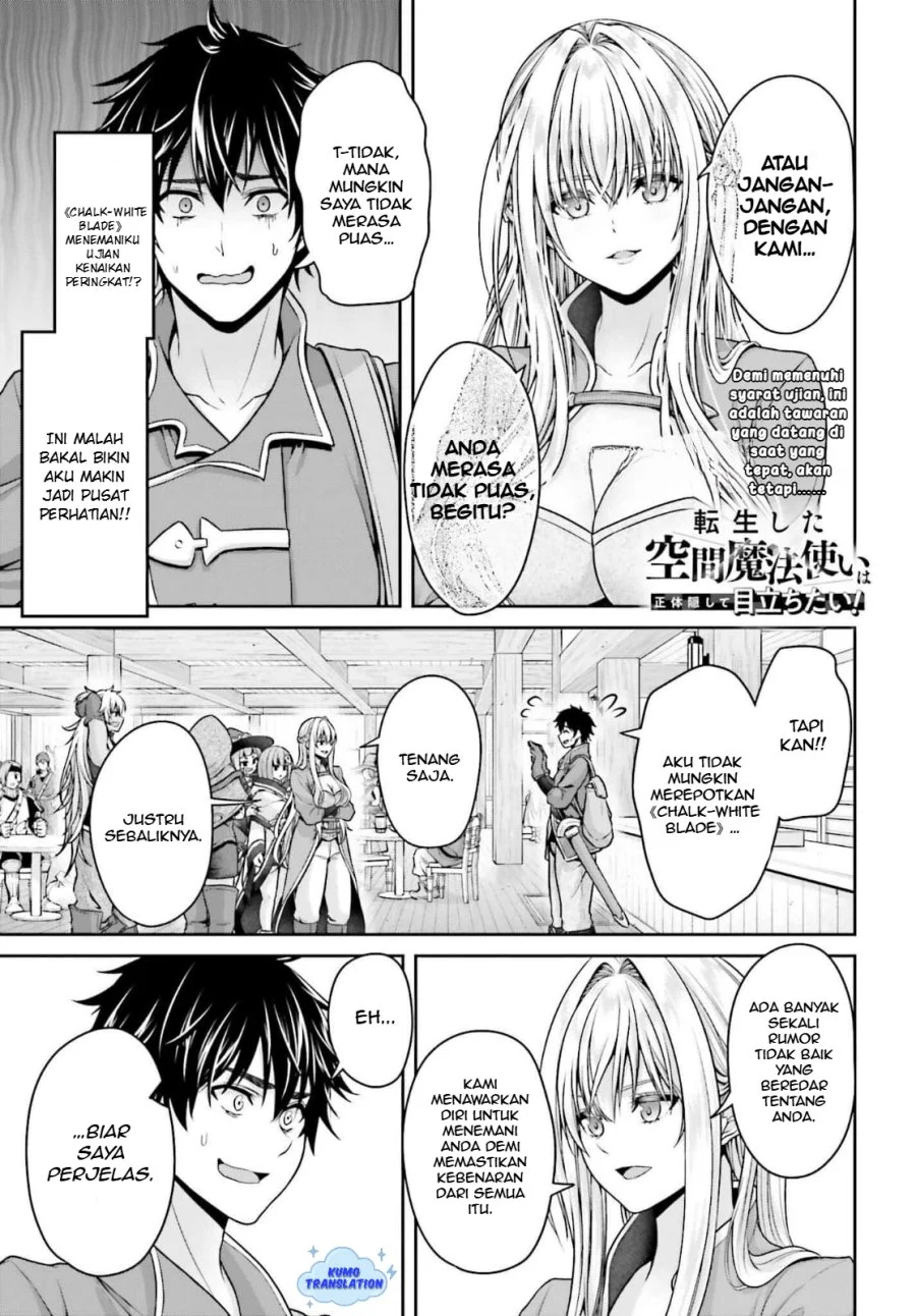 Tensei Shita Kuukan Mahoutsukai wa Shoutai Kakushite Medachitai! Chapter 5.1 halaman 2