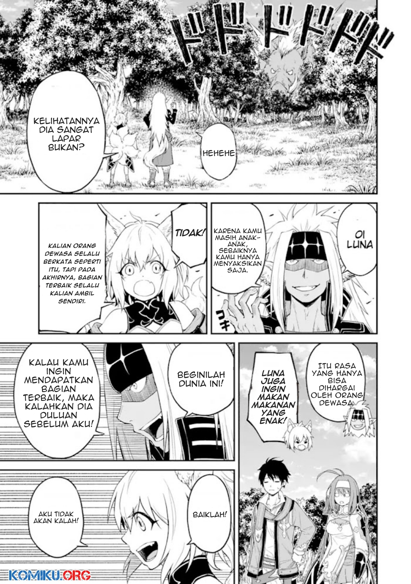 Baca Manga Tensei Shitara Saikyoushutachi ga Sumau Shima Deshita. Kono Shima de Slow Life wo Tanoshimimasu Chapter 3.3 Gambar 2