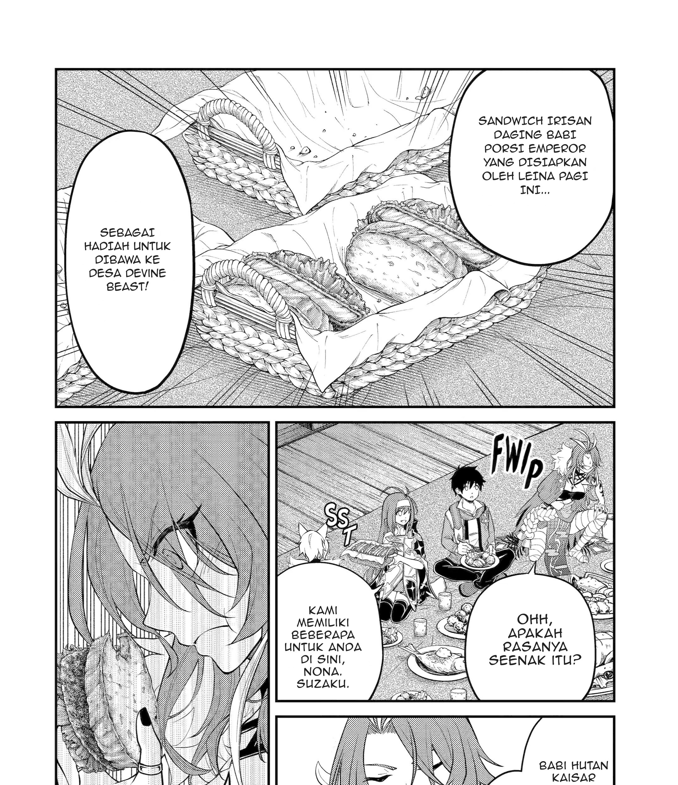 Tensei Shitara Saikyoushutachi ga Sumau Shima Deshita. Kono Shima de Slow Life wo Tanoshimimasu Chapter 8 Gambar 52