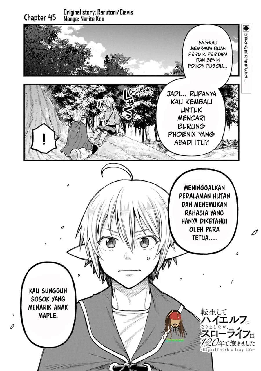 Manga Tensei Shite High Elf ni Narimashitaga, Slow Life wa 120-nen de Akimashita Chapter 45 gambar 2