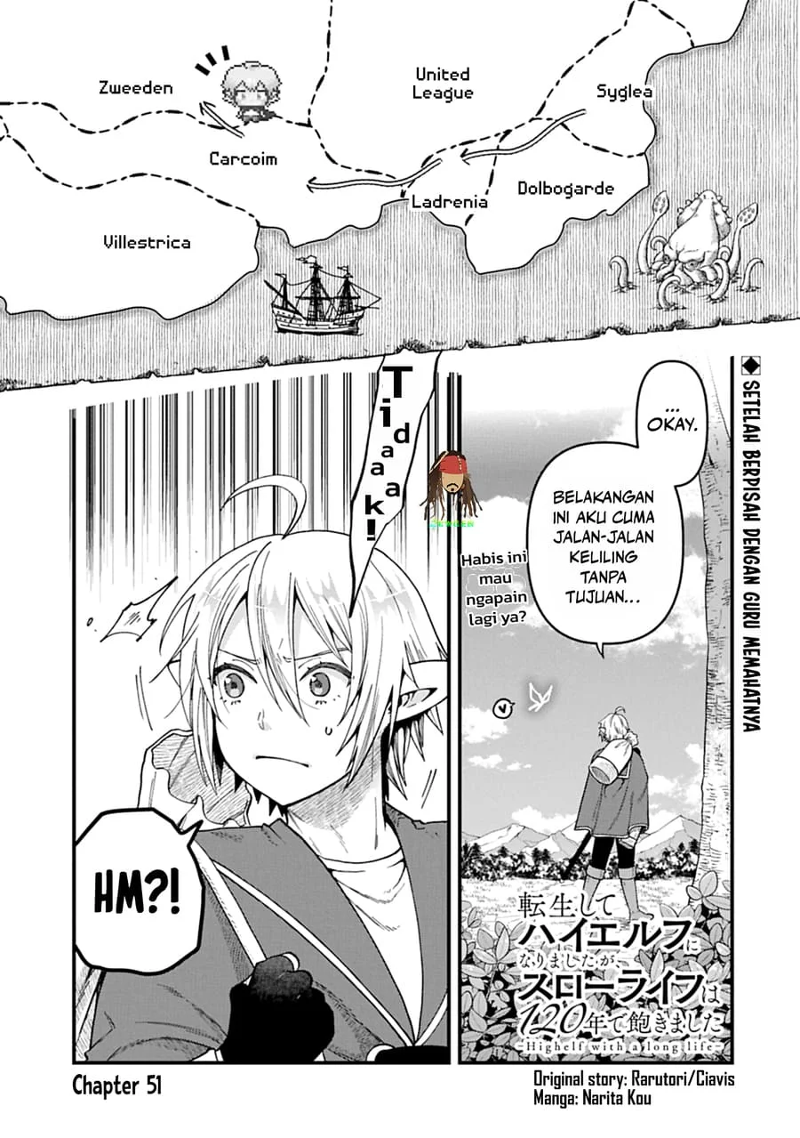 Manga Tensei Shite High Elf ni Narimashitaga, Slow Life wa 120-nen de Akimashita Chapter 51 gambar 2