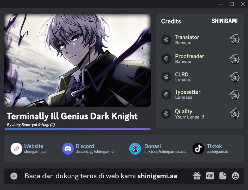 Komik Terminally-Ill Genius Dark Knight Chapter 122 gambar nomor 1