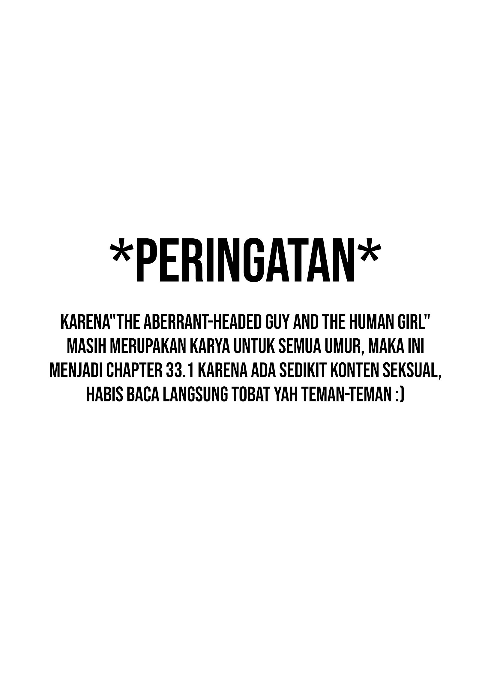 Baca Manga The Aberrant-Headed Guy and the Human Girl Chapter 33.1 Gambar 2