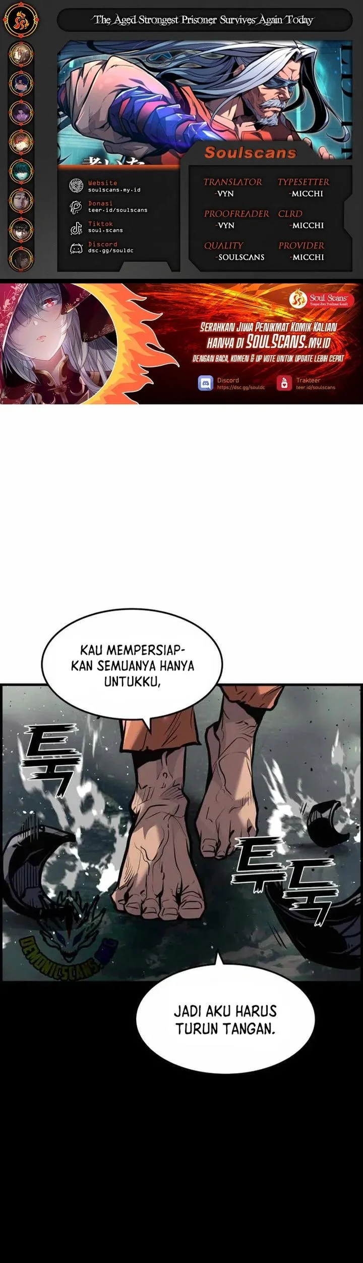 Komik The Aged Strongest Prisoner Survives Again Today Chapter 40 gambar nomor 1