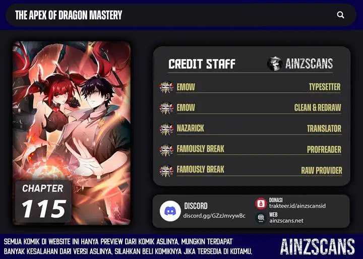 Baca Komik The Apex of Dragon Mastery Chapter 115 Gambar 1