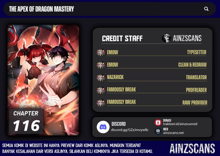 Baca Komik The Apex of Dragon Mastery Chapter 116 Gambar 1