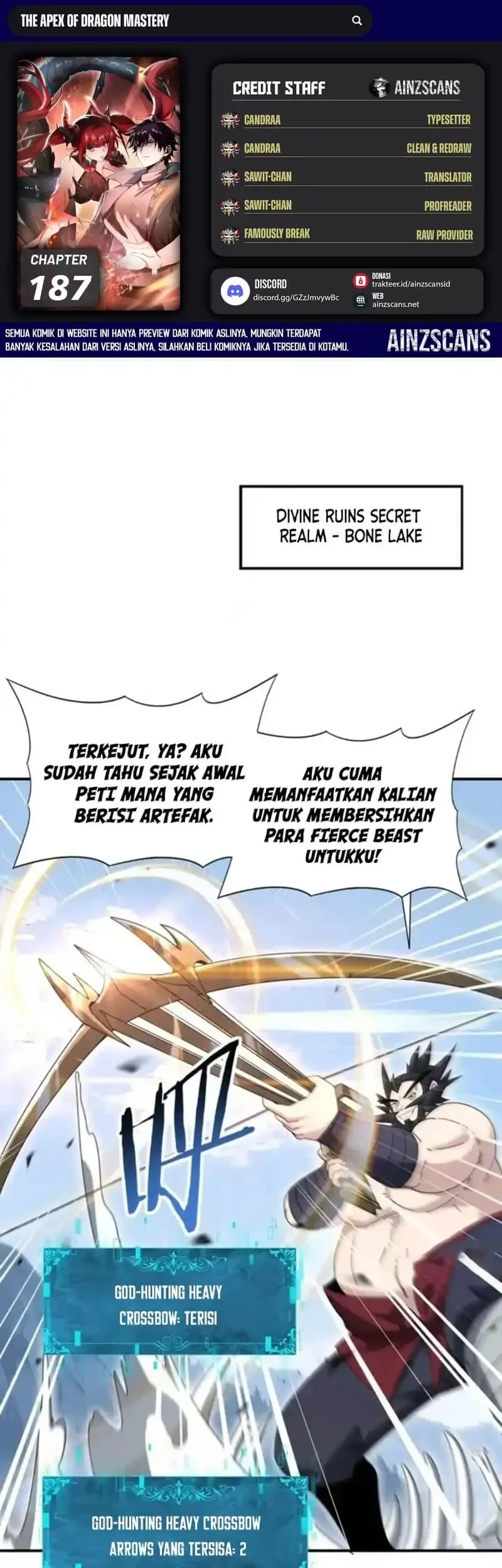 Komik The Apex of Dragon Mastery Chapter 187 gambar 1