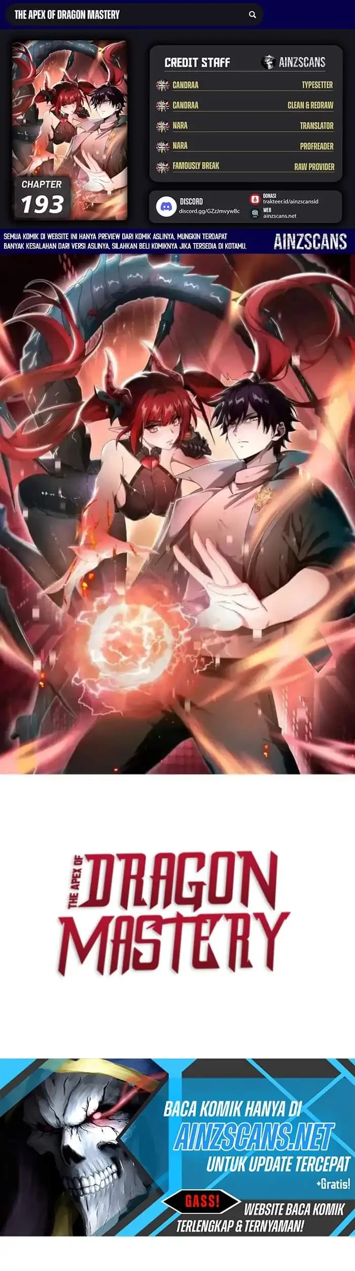 Komik The Apex of Dragon Mastery Chapter 193 gambar 1