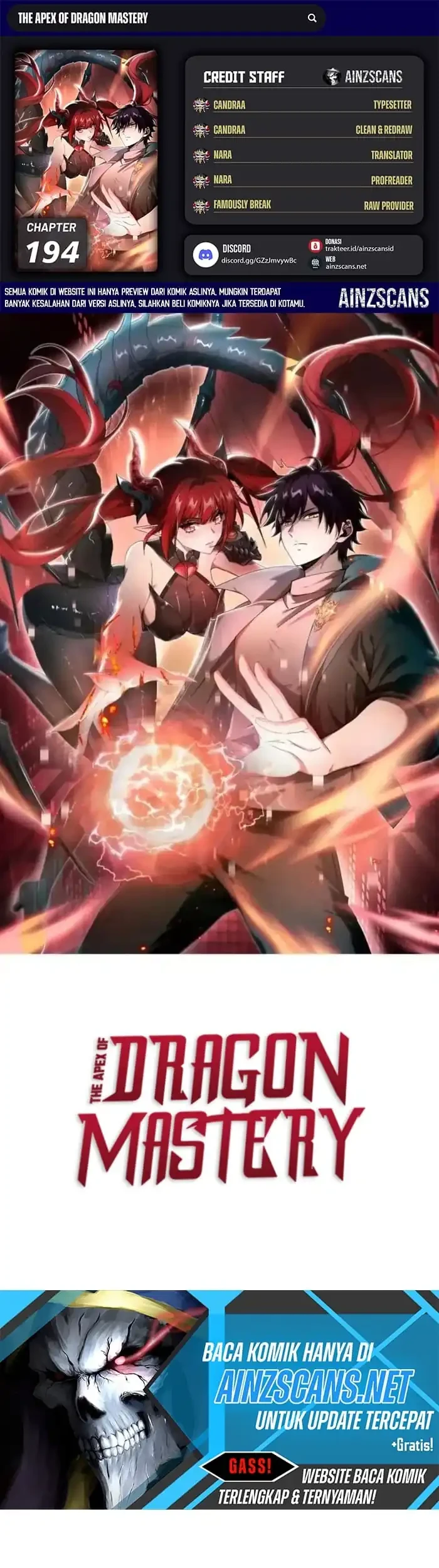 Komik The Apex of Dragon Mastery Chapter 194 gambar 1